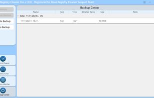 Revo Registry Cleaner screenshot 1