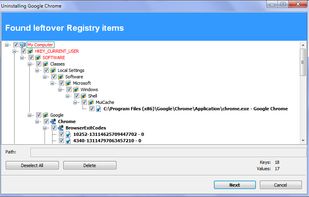Leftover Registry Items