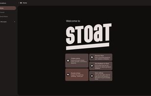 Home page of the app