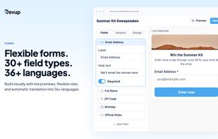 Revup Forms