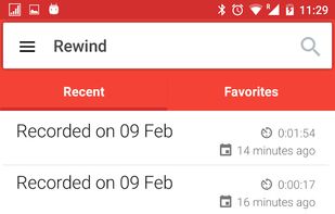Rewind: Reverse Voice Recorder screenshot 2
