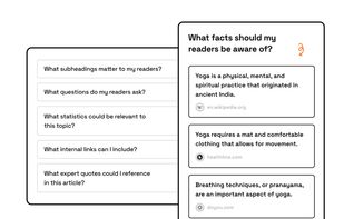 Explore your topic without leaving the editor.