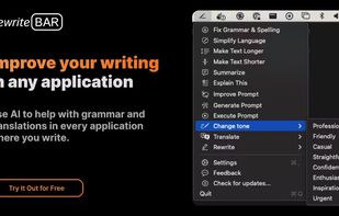 RewriteBar screenshot 1