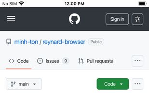 Reynard Browser screenshot 1
