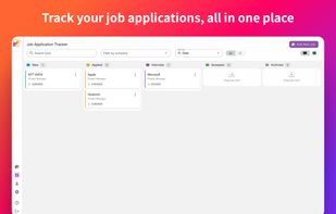Track all your job applications in one place
