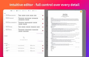 Simple and intuitive editor