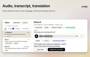 Rezup screenshot 2