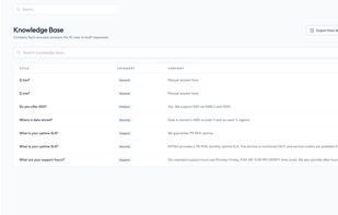 Knowledge Base