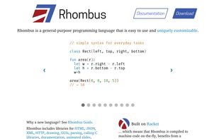 Rhombus Programming Language screenshot 1