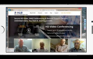 Web Conferencing with video conferencing on iOS