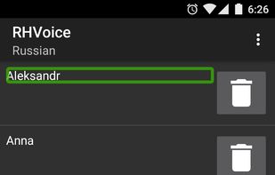 RHVoice screenshot 1
