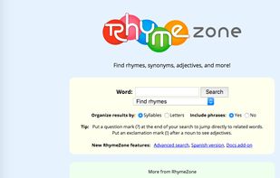 Rhyme Zone screenshot 1
