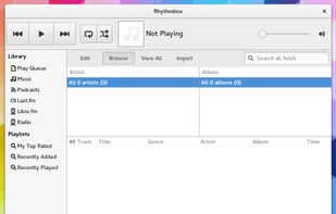 Rhythmbox screenshot 1