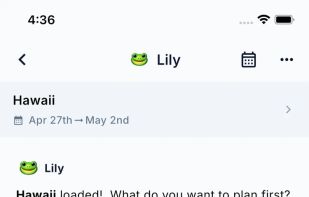 Ribbit: AI Itinerary Planner screenshot 1