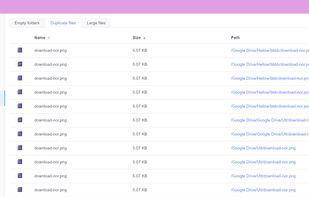 Scan and delete dumplicates, empty folders.