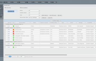 Record service offerings, set incident thresholds which automatically update the status, and inform users through the Customer Service Portal homepage.