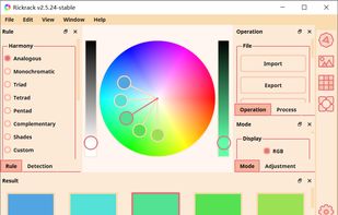 Create a set of colors from the color wheel.