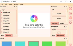 Pick-up a set of colors from an image.