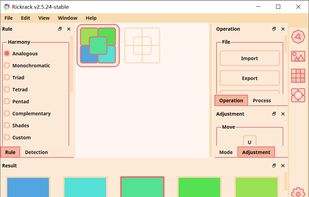 Attach the color set and color board into the depot.