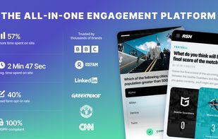 Riddle Quiz Maker is used by publishers, brands and sports teams globally to engage readers and fans.