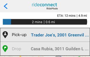 RideConnect screenshot 1