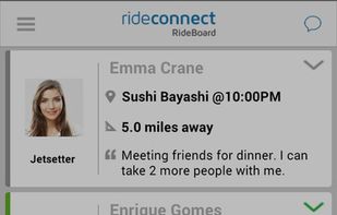 RideConnect screenshot 1