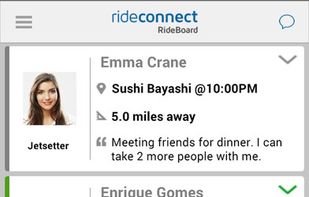 RideConnect screenshot 2