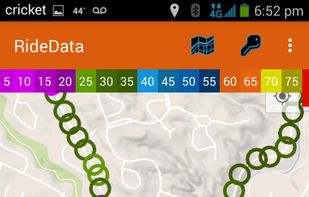 RideData Motorcycle IMU screenshot 2
