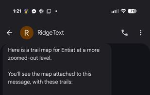 RidgeText screenshot 1