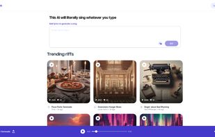 Riffusion screenshot 1
