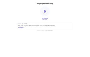 Riffusion screenshot 1