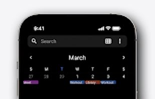 Right Calendar screenshot 1