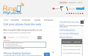 RingMyCellPhone screenshot 1