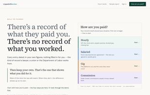 Pick how you're paid: hourly, salaried, gig or commission. Free to start.