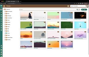 Risen Media has a large library of beautifully designed themes that you can choose from, and with a click on a button change for any other theme in our library without disrupting your layout.