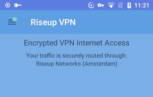 RiseupVPN screenshot 3