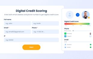 Digital credit scoring