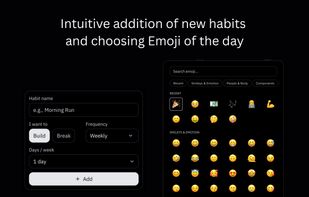 Creating habits & Emoji of the day