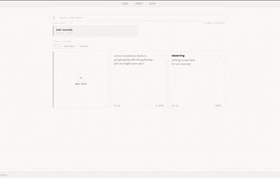 The same page in Morning light. Loose notes, and your project overviews.