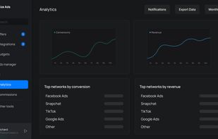 Analytics tab with all reports and stats