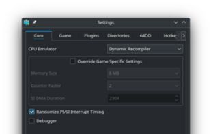 Rosalie's Mupen GUI (RMG) screenshot 1