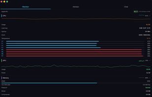 The app in MacOS