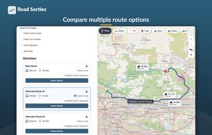 Compare multiple route options