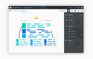 MASTER ROADMAPPING -
Teams build their own roadmaps, which can be rolled into a high-level Master view.