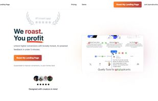 Roast my landing page