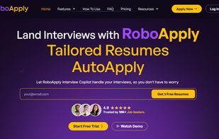RoboApply Homepage