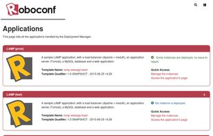 Roboconf screenshot 1