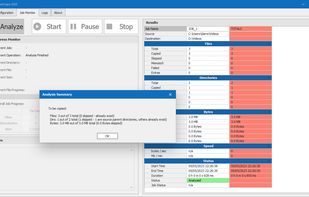 RoboCopy GUI screenshot 1