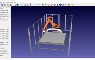 RoboDK Machining Station - Light theme