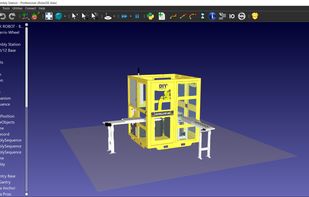 RoboDK DIY station - Dark theme